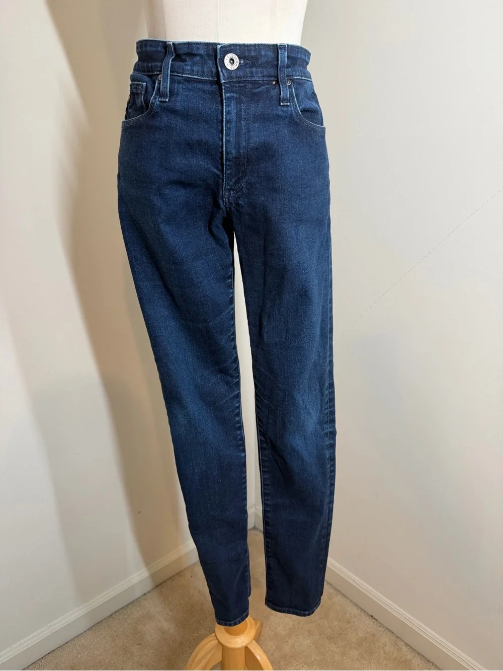 Adriano Goldschmidt AG The Farrah -SZ 29- High Rise Skinny Blue Denim Jeans